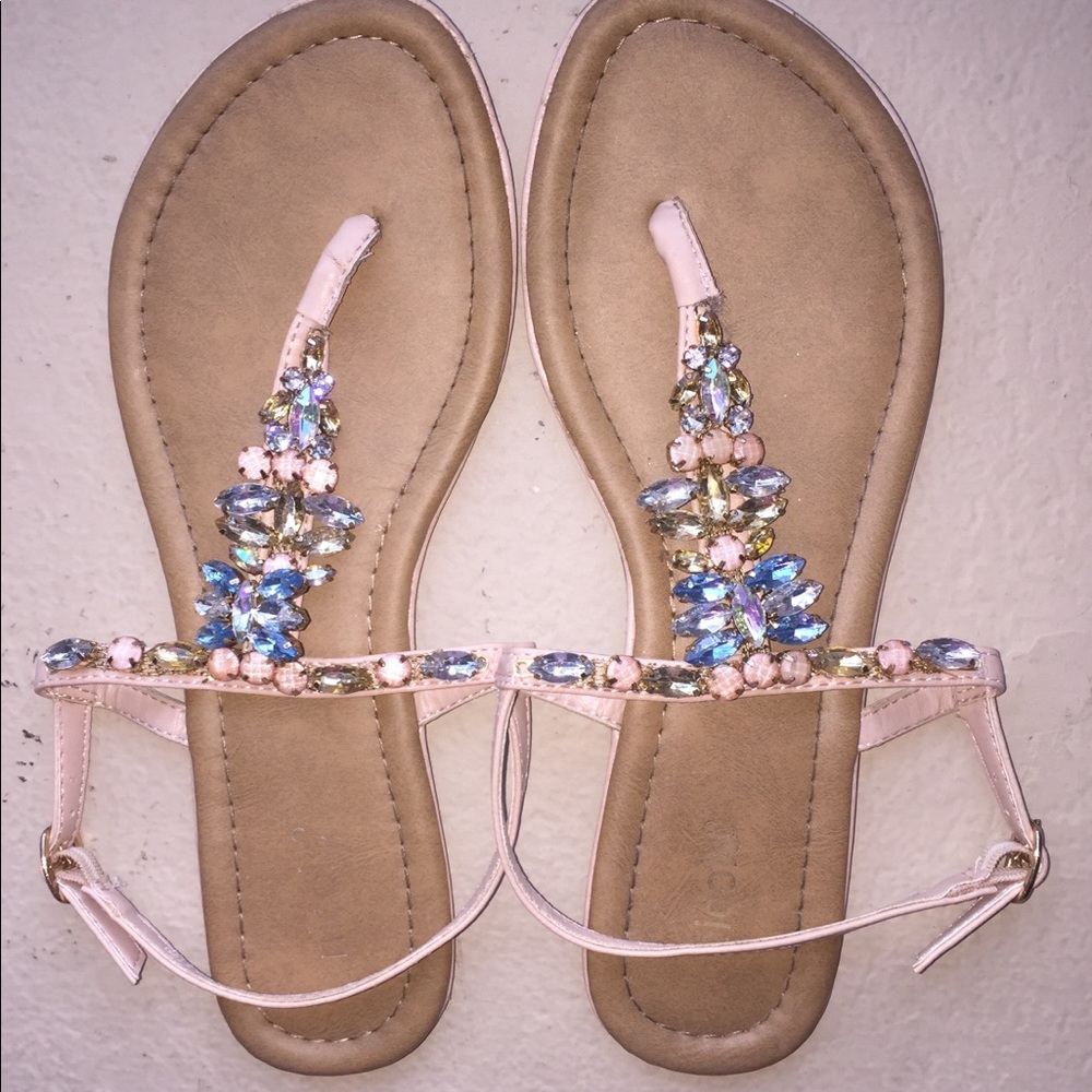 Diamond Multi Colored Sandals
